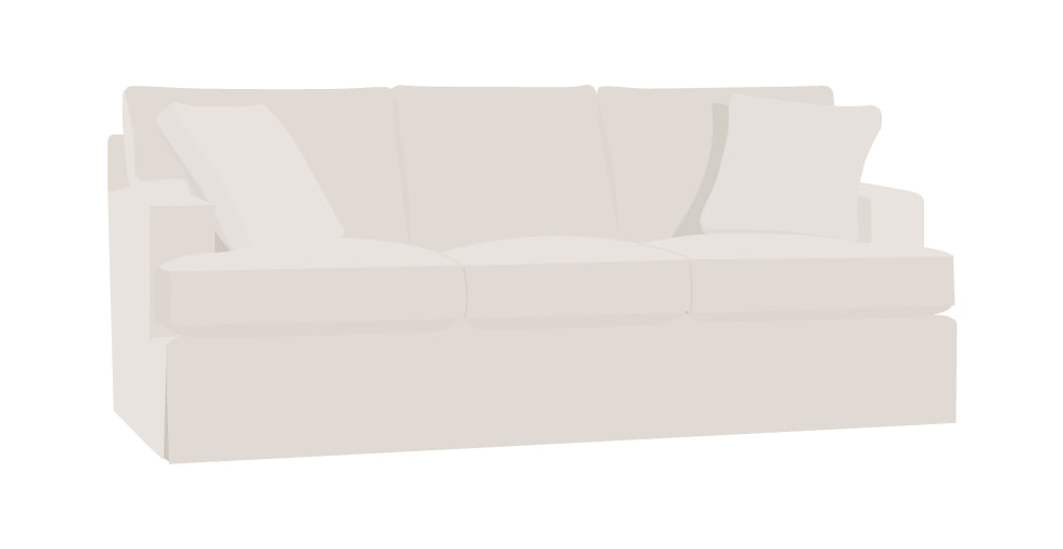 Dune 88" Outdoor Slipcovered Sofa Slipcover Comfort Works