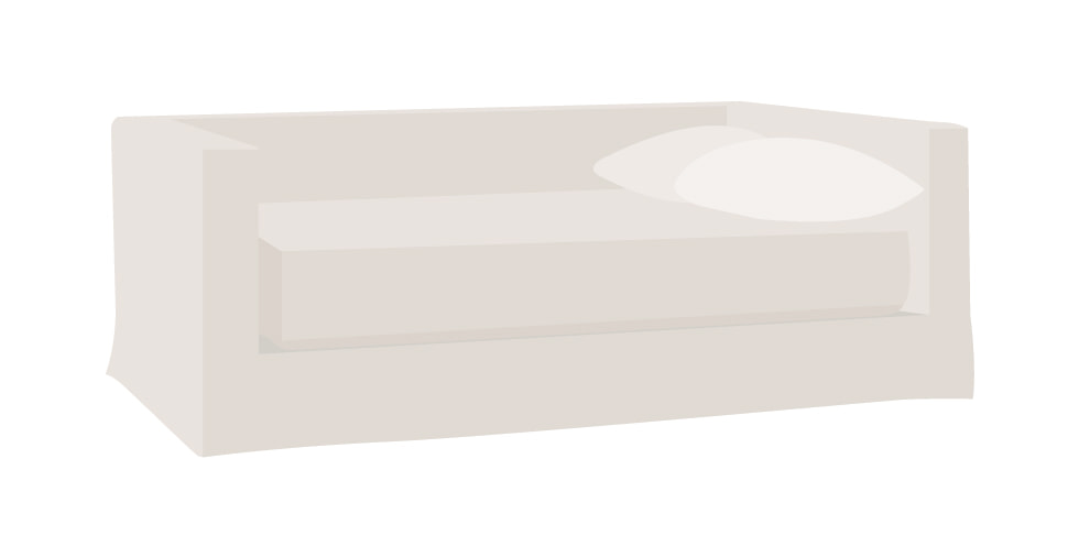 Jamie Daybed Twin Slipcover Comfort Works