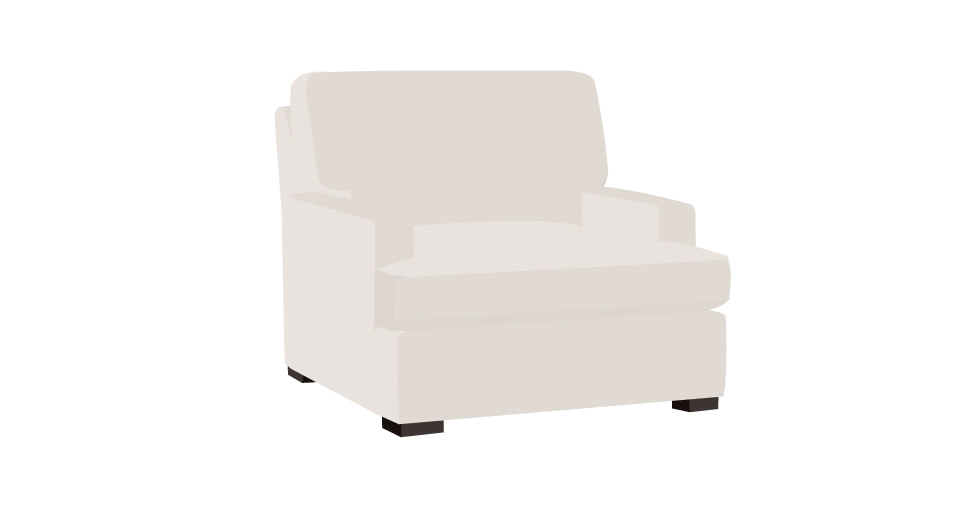 Replacement Pottery Barn Armchair / Chair Slipcovers Comfort Works