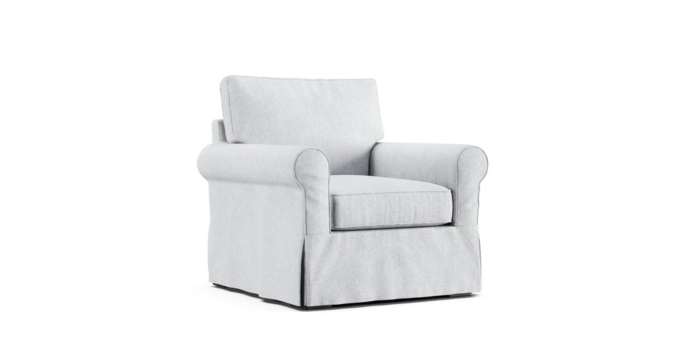Pb Buchanan Roll Arm Armchair Comfort Works Pb Buchanan Roll Arm Armchair Comfort, Pottery Barn Armchair Cover