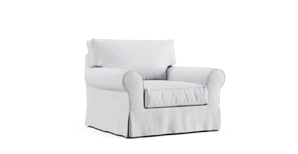Grand Scale Roll Arm Chair Slipcover, Restoration Hardware Grand Scale Roll Arm Sofa Slipcover