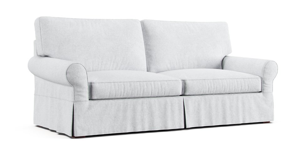Rh Grand Scale Roll Arm 96 Sofa Slipcover Comfort Works