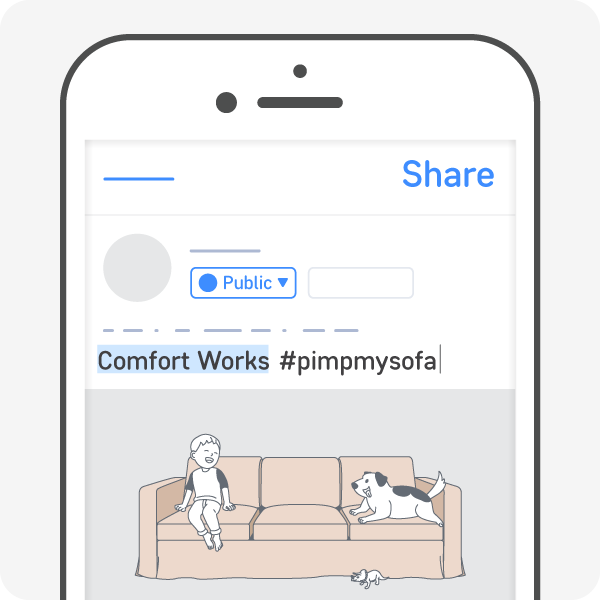#pimpmysofa on Facebook