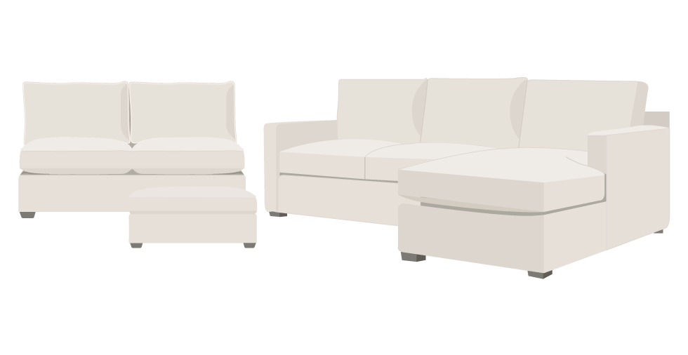 Crate and Barrel Davis Slipcover