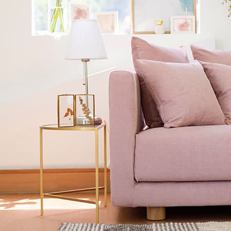 IKEA Stockholm 2017 Sofa Covers Madison Rose Cotton Blends Couch Slipcover Close Up