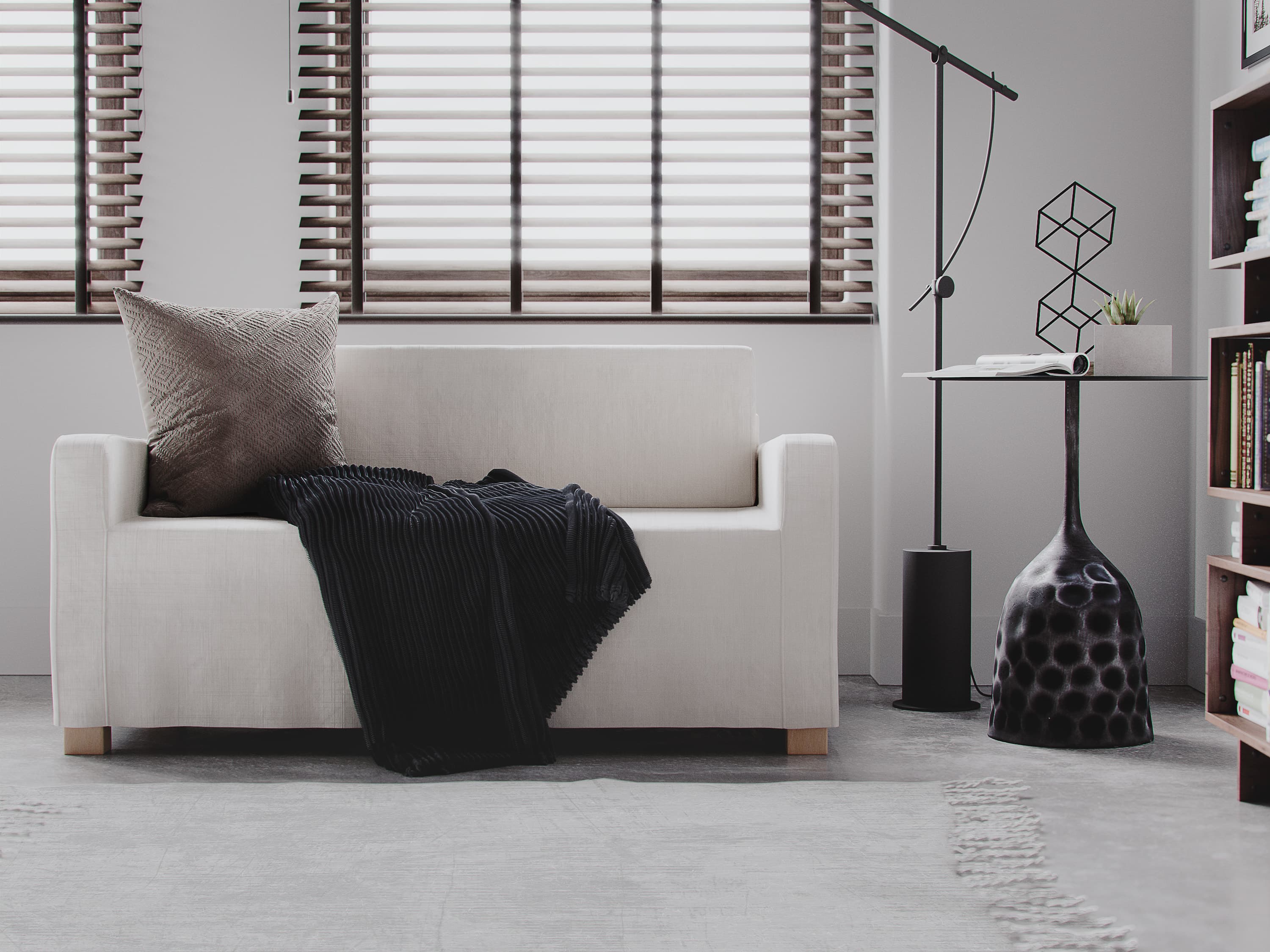 Short Skirt Slipcover without Pleats