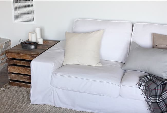 Kivik 3 Seater Long Skirt Sofa Cover