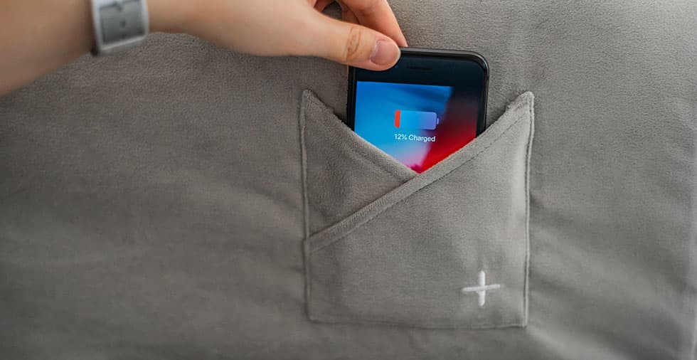 Customization: Built-in Pocket for Wireless Charger
