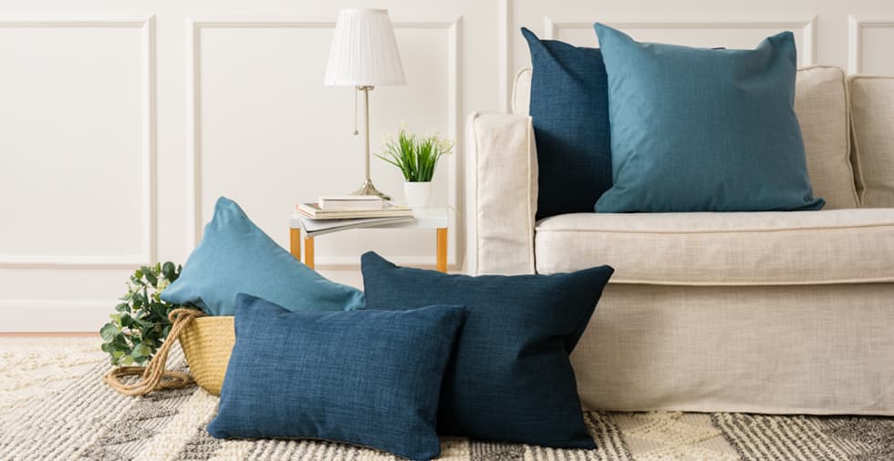 Set of 3, Ocean Deep Cushion Covers