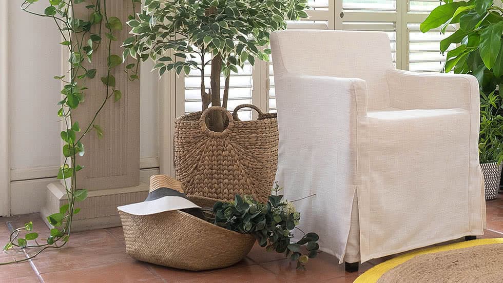 linen chair slipcover