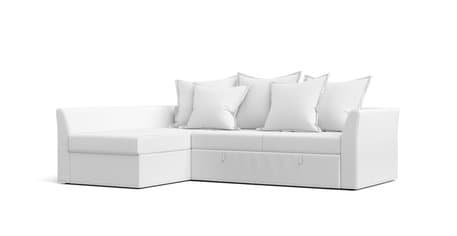 Corner Sofa Bed Ransta White 403.017.32 IKEA Holmsund Replacement Cover