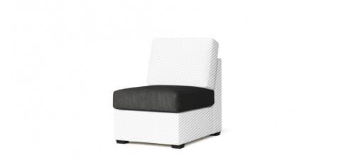 mo98t Navy Blue Shimmer Velvet Style 3D Box Sofa Seat Cushion Cover Custom Size