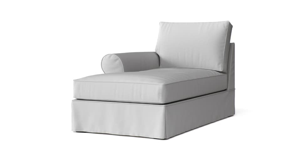 Pb Comfort Roll Arm Left Chaise Slipcover Works