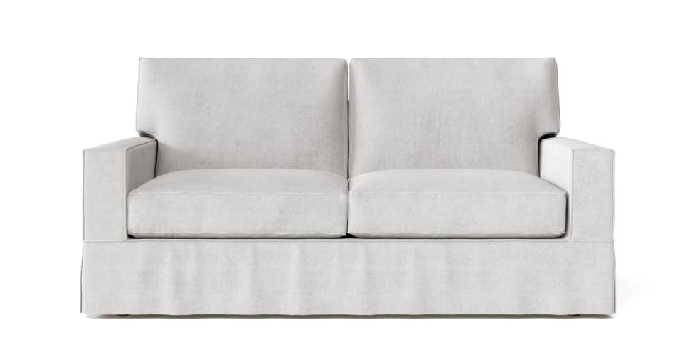 Pb Comfort Square Arm Sofa Slipcover, Pb Comfort Square Arm Slipcovered Sofa