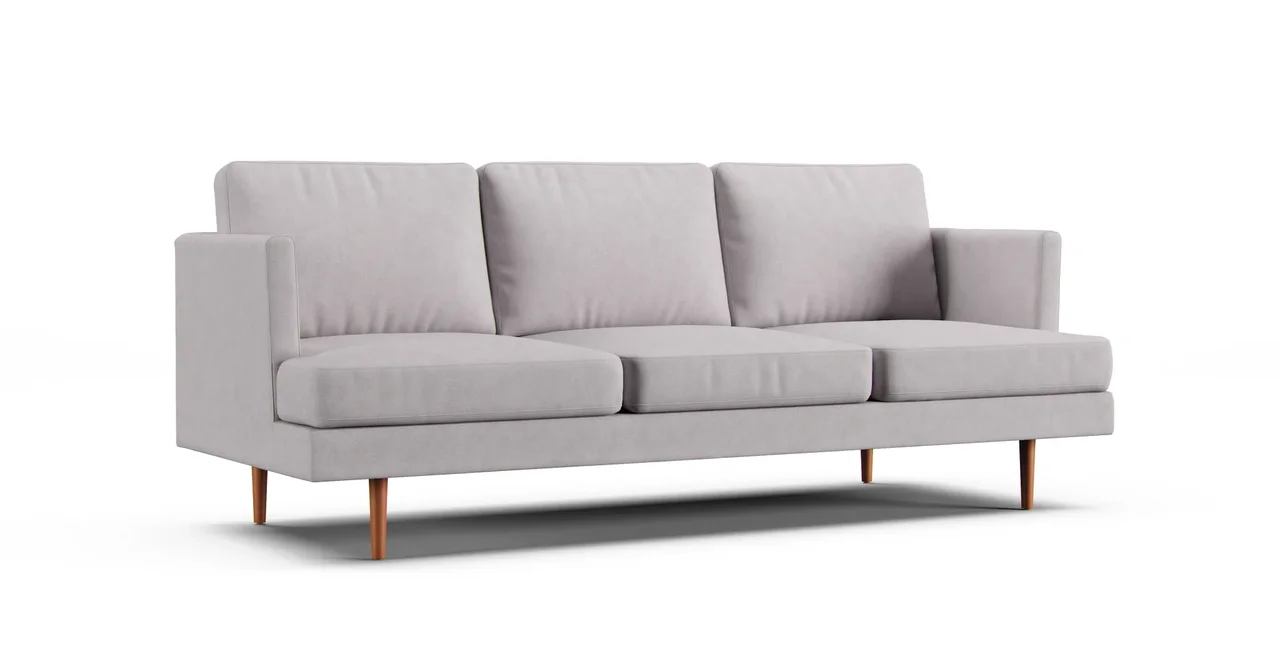 Burrard 83.5" Sofa Slipcover - Everyday Weave Pebble