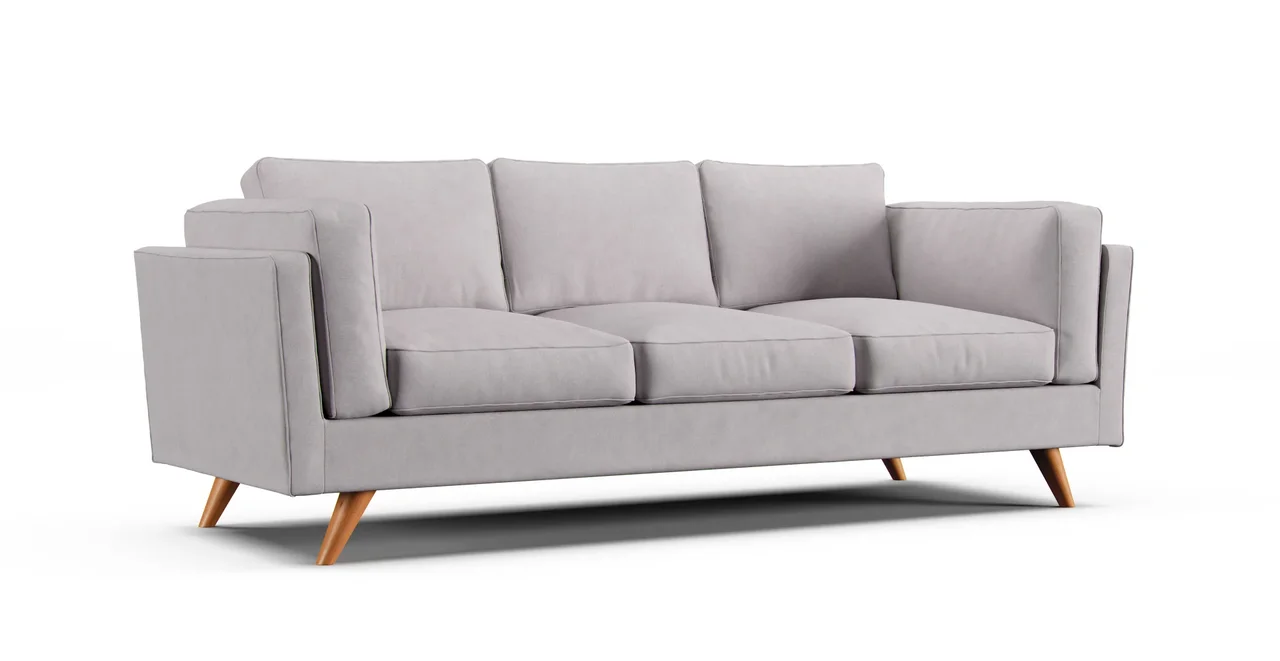 Timber 90" Sofa Slipcover - Everyday Weave Pebble