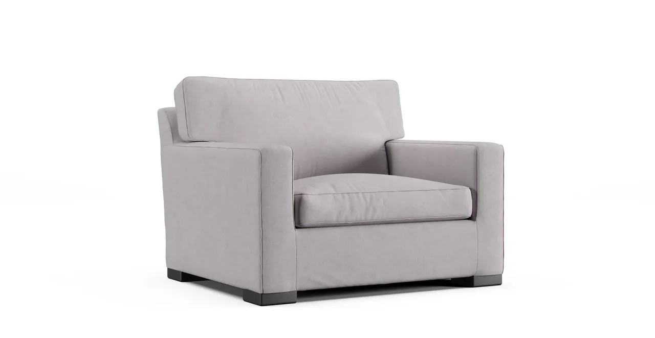 Axis II Chair Slipcover - Everyday Weave Pebble