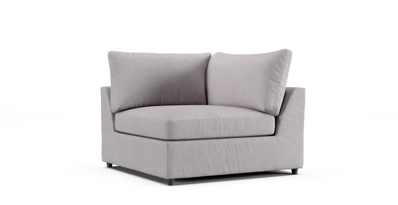 Housse de Chaise Profonde L'Angle Lounge - Everyday Weave Pebble