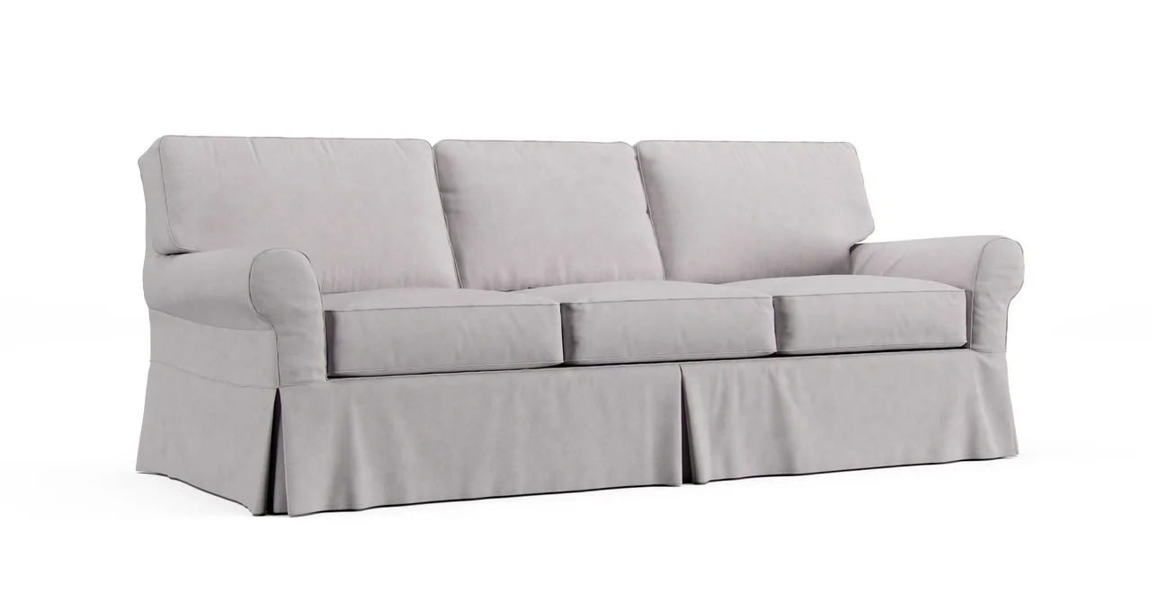 Potomac Sofa Slipcover - Everyday Weave Pebble