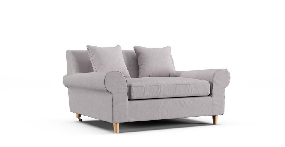 Winslow 1.5S Fabric X3 Slipcover - Everyday Weave Pebble
