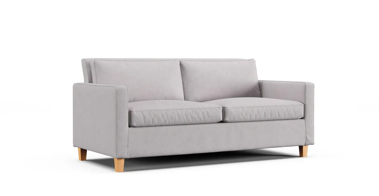 Chester 2 seater sofa slipcover - Everyday Weave Pebble