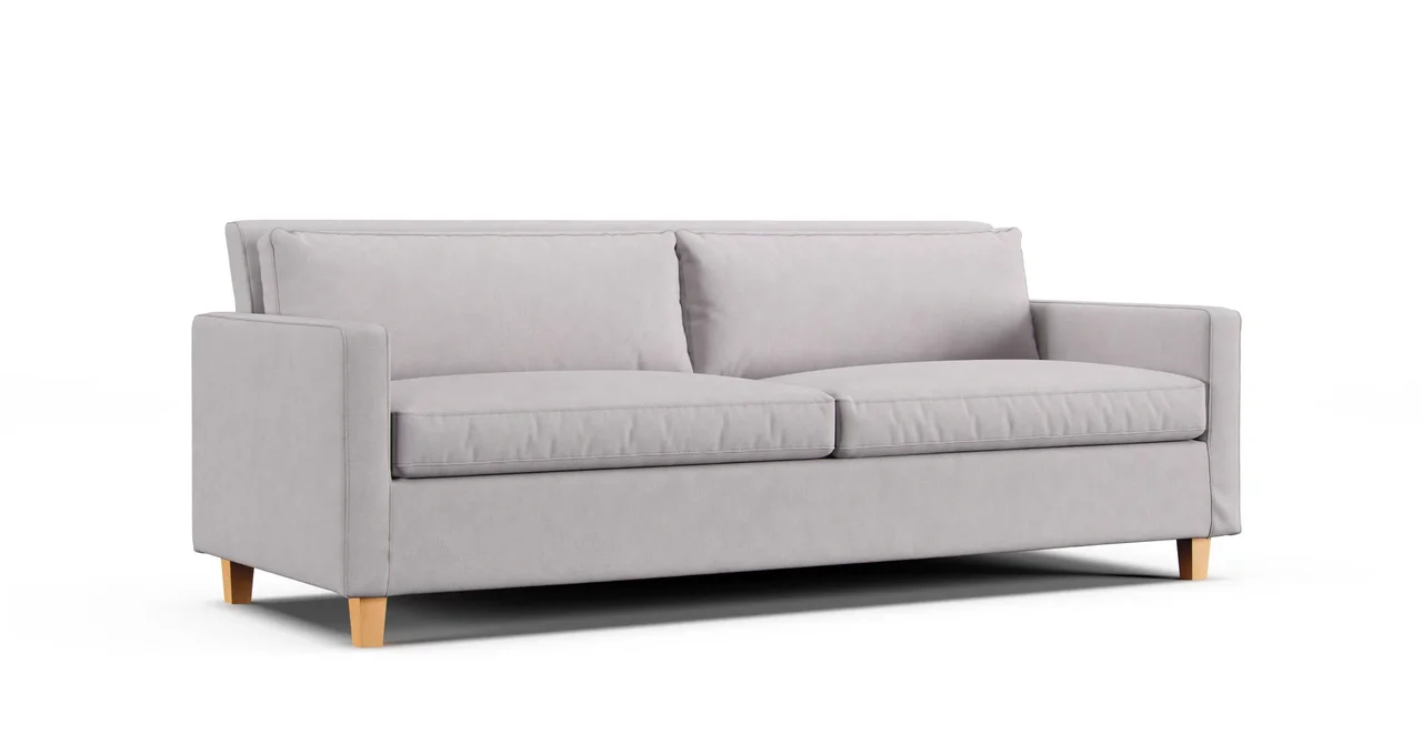 Chester 3 seater sofa slipcover - Everyday Weave Pebble
