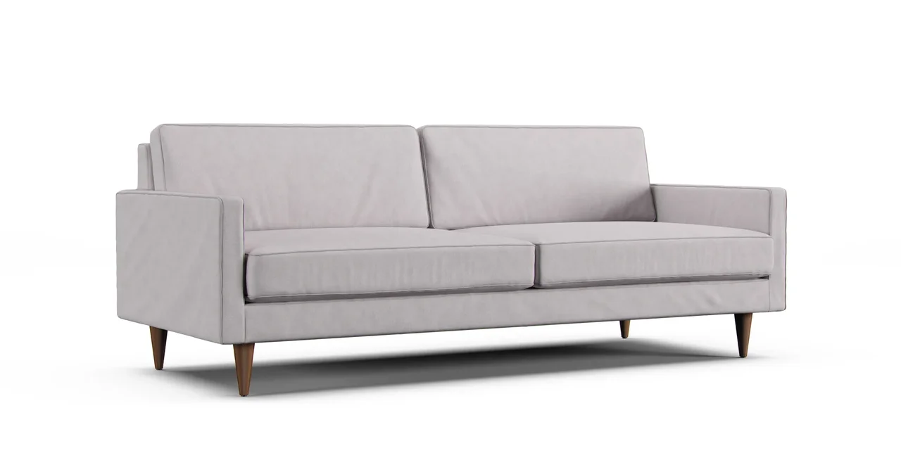 Eliot 84" Sofa Slipcover - Everyday Weave Pebble