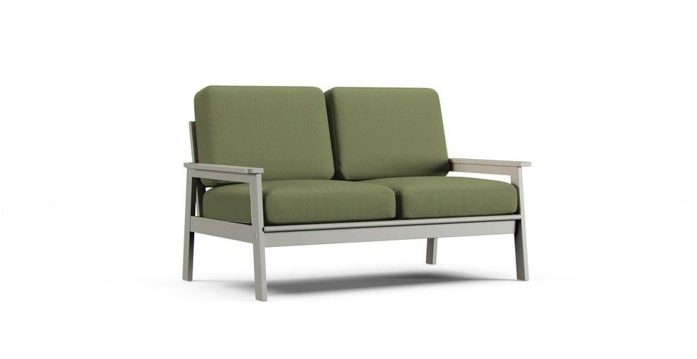 Bondholmen Loveseat Cushion Covers - Care+ Canvas Sage
