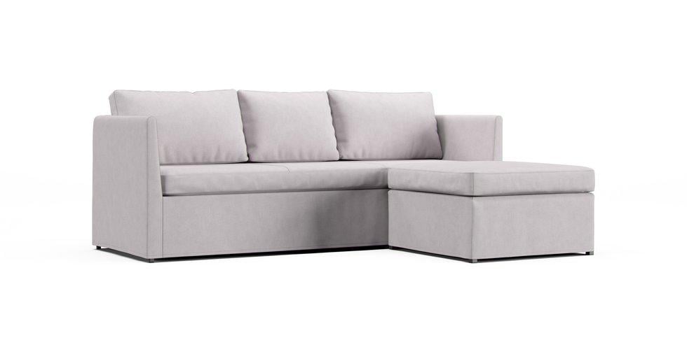 Brathult Corner Sofabed Covers - Everyday Weave Pebble