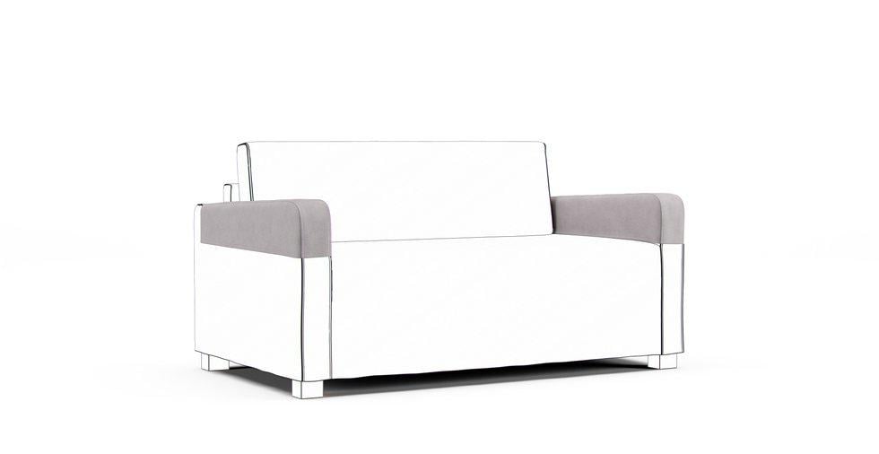 Solsta Armrest Protector Covers - Everyday Weave Pebble