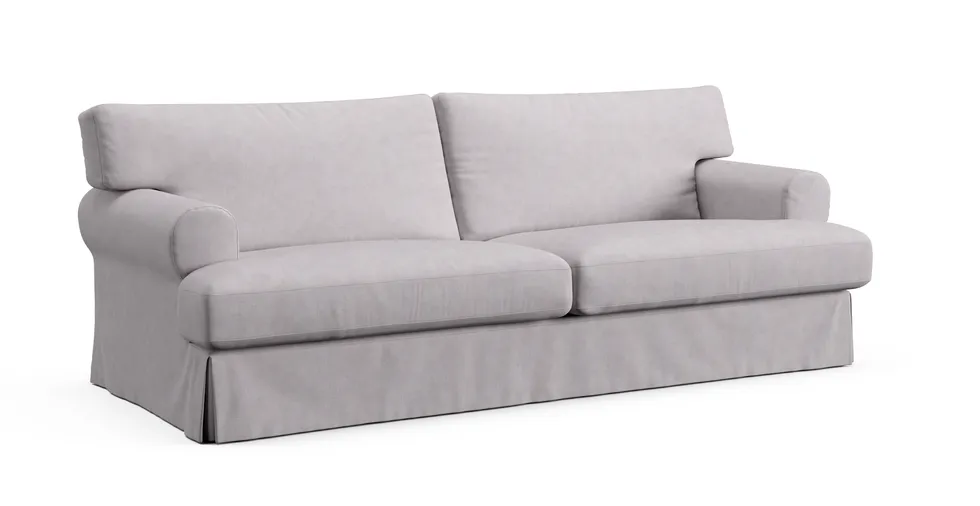 Ekeskog 3 Seater Sofa Cover - Everyday Weave Pebble