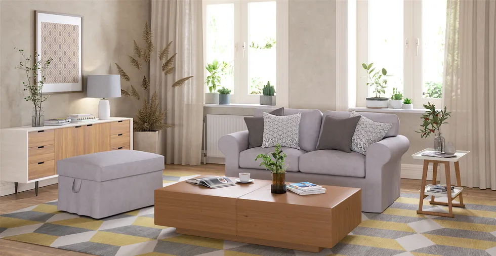 IKEA Ektorp エークトルプ2人掛けソファベッド用オーダーカバー