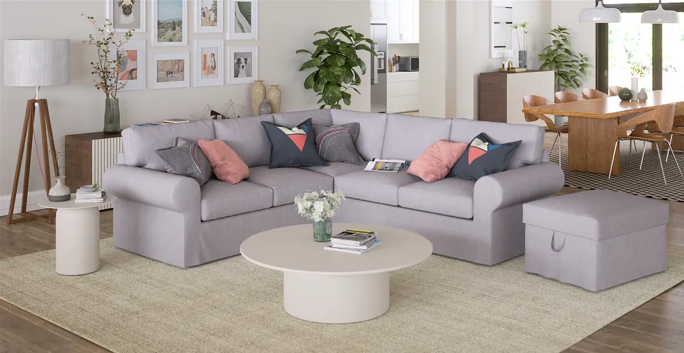 IKEA Ektorp エークトルプオットマン用オーダーカバー | コンフォート