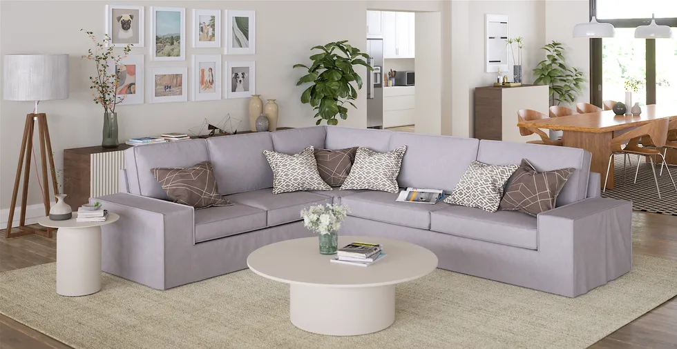 IKEA Kivik 5 seat Sectional Sofa Cover | Comfort Works