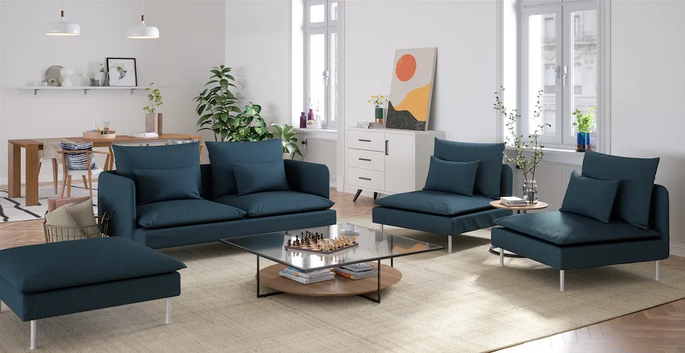 IKEA Soderhamn ソーデルハムン一人掛け用オーダーソファカバー