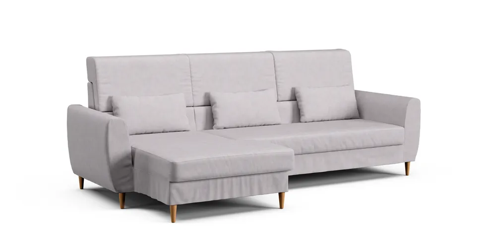 Bezug Slatorp 3er-Sofa und L-förmig Récamiere. - Everyday Weave Pebble