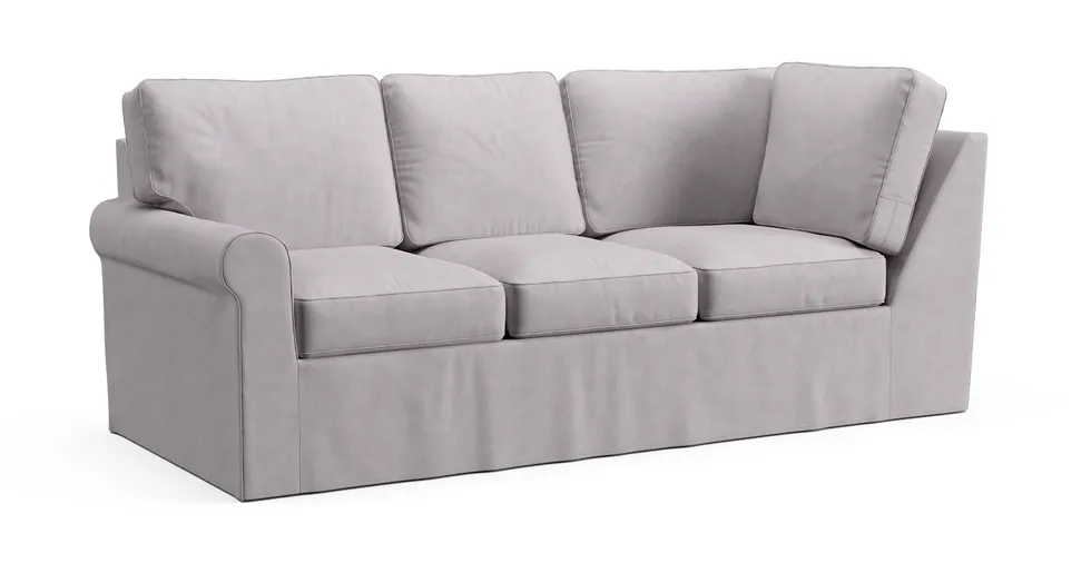 Bezug Brentwood Ecke (9258-LSE/RSE) 3er-Sofa - Everyday Weave Pebble